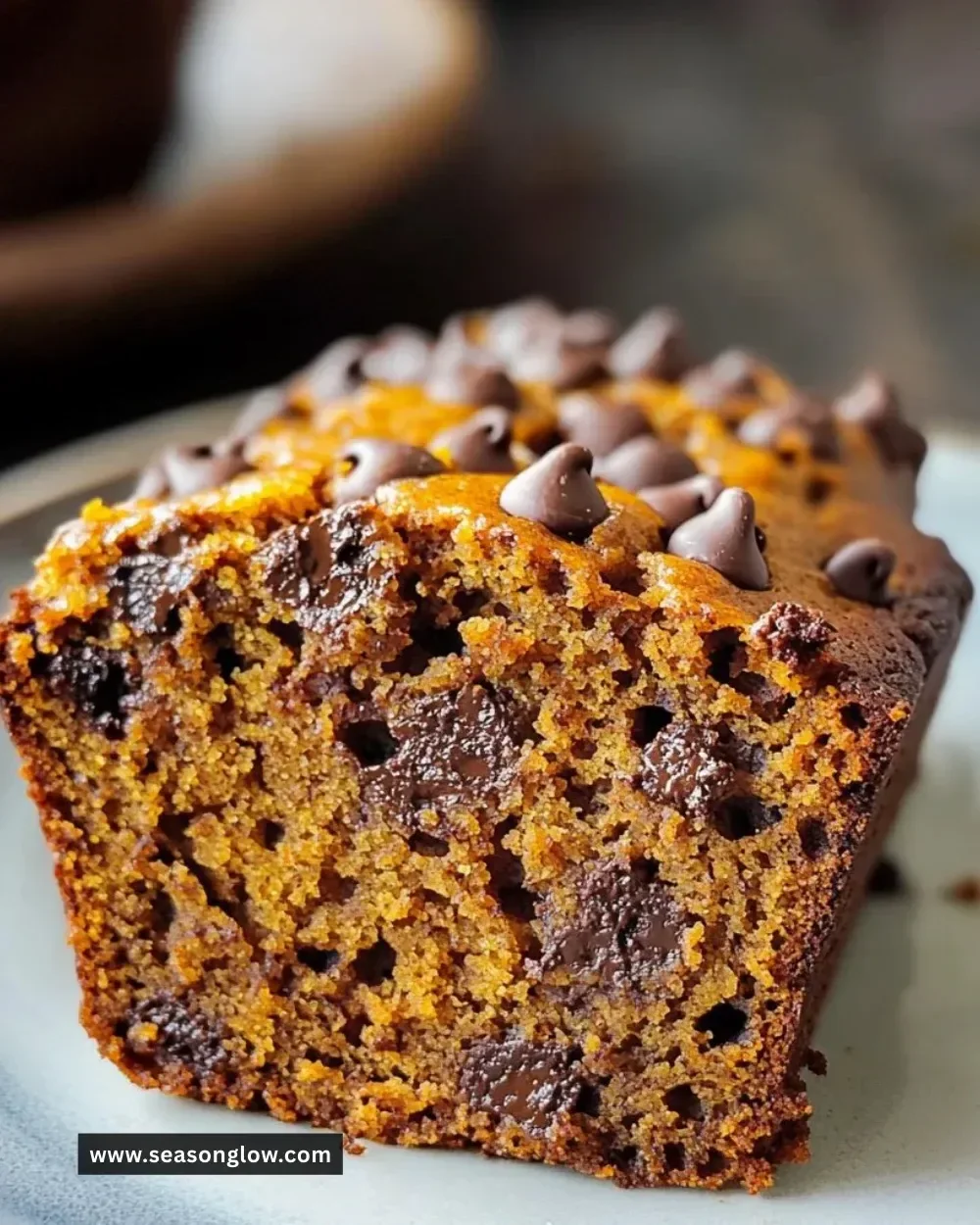 Delicious Banana Chocolate Chip Pumpkin Bread with a moist texture and rich flavors