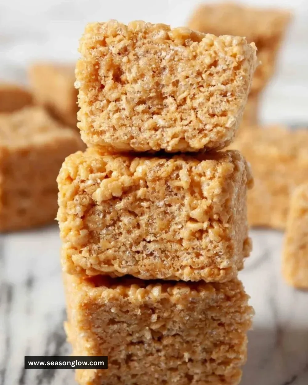 Healthy Rice Krispie treats made with nutritious ingredients for guilt-free snacking