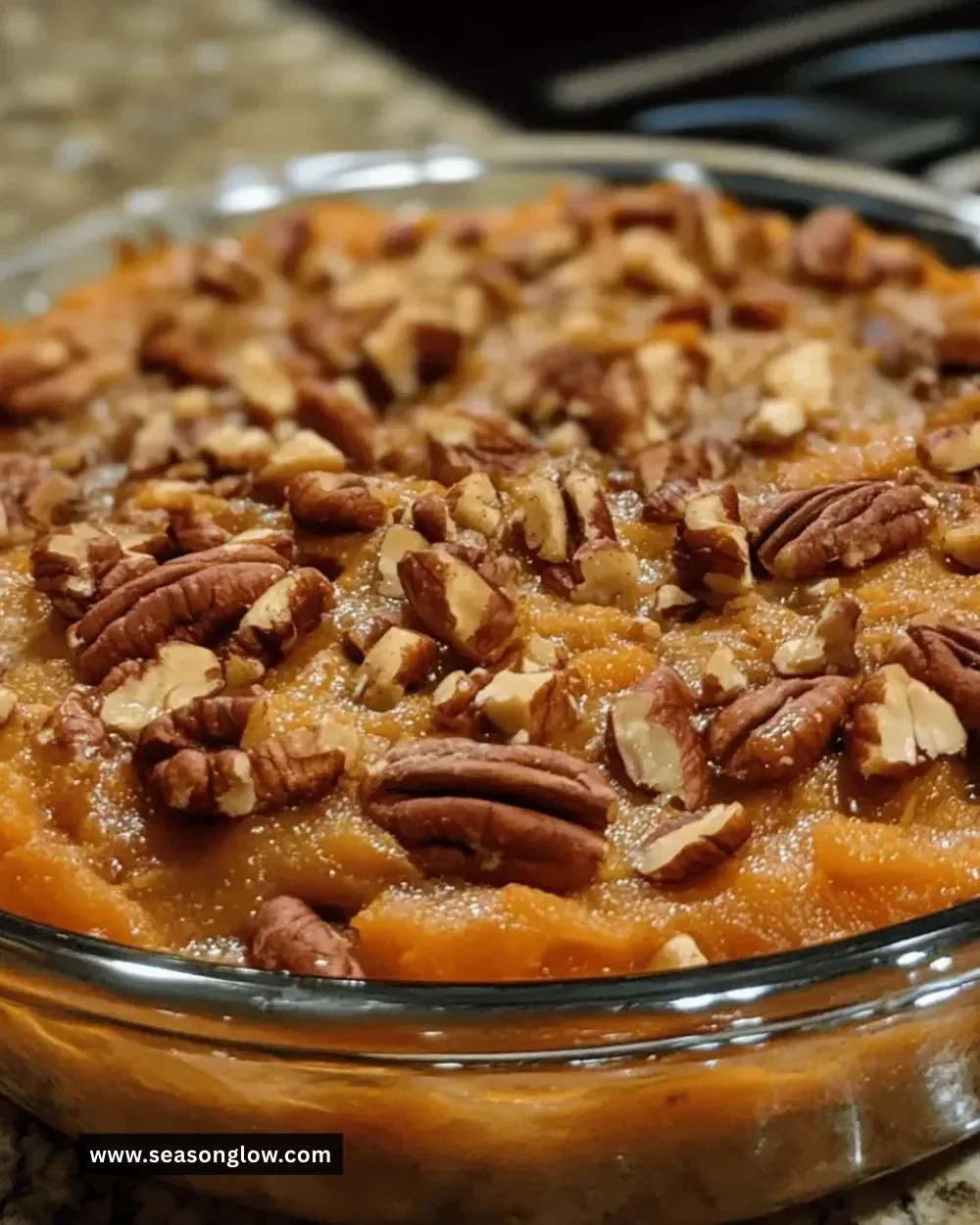 Easy sweet potato pecan casserole recipe for festive occasions