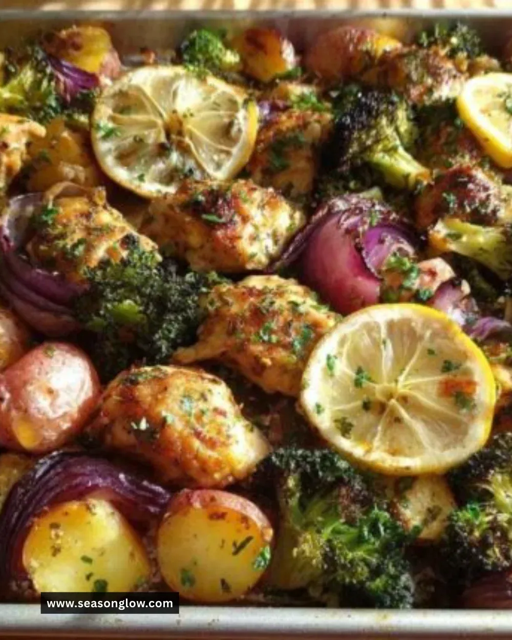 Sheet Pan Lemon Herb Chicken & Veggies