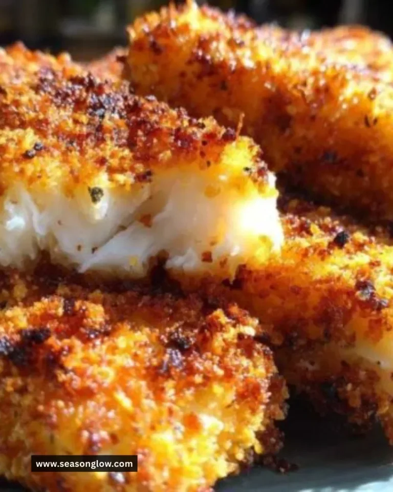 Plate of delicious, crispy fish sticks with dipping sauce