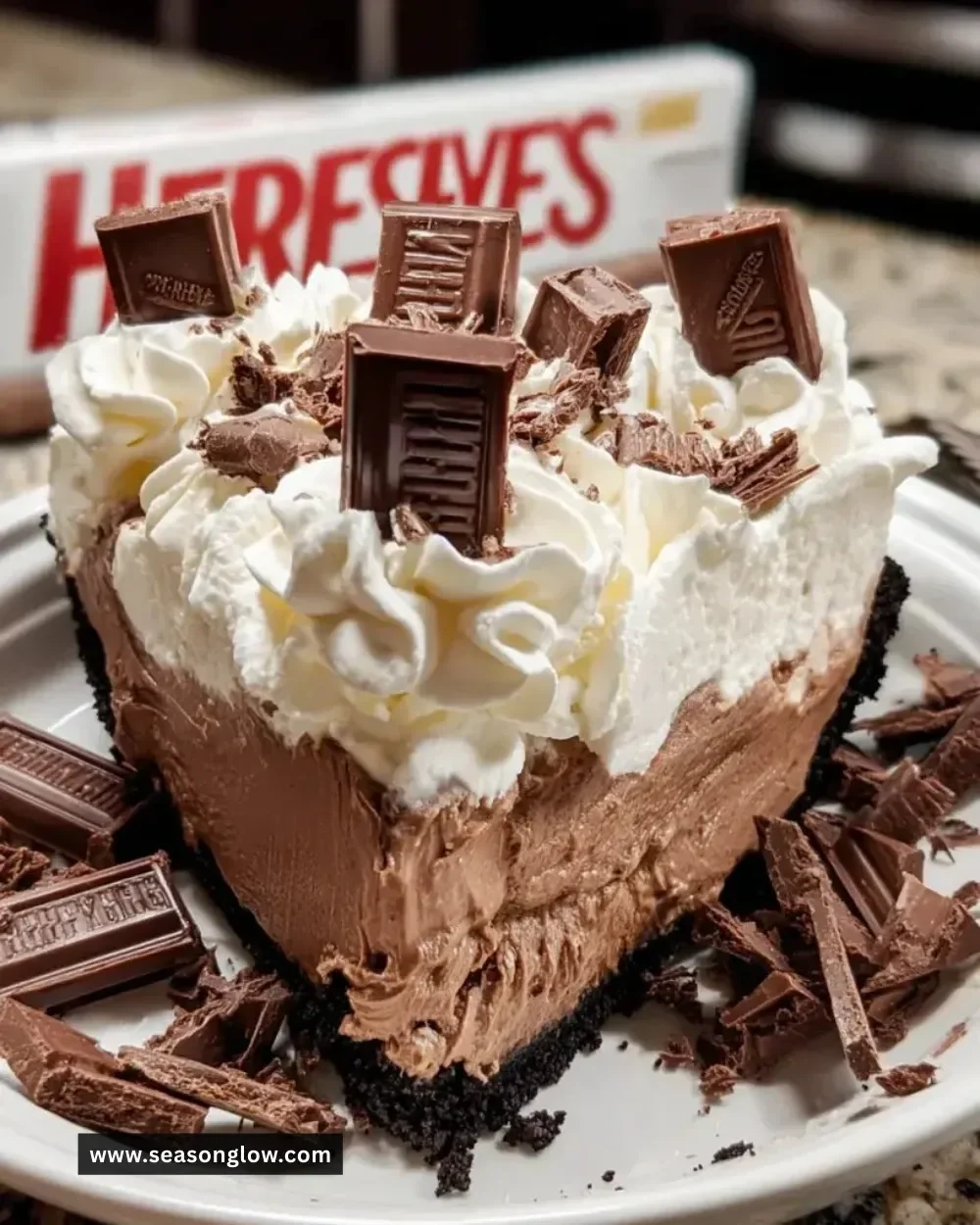 Delicious Burger King copycat Hershey Pie dessert on a plate