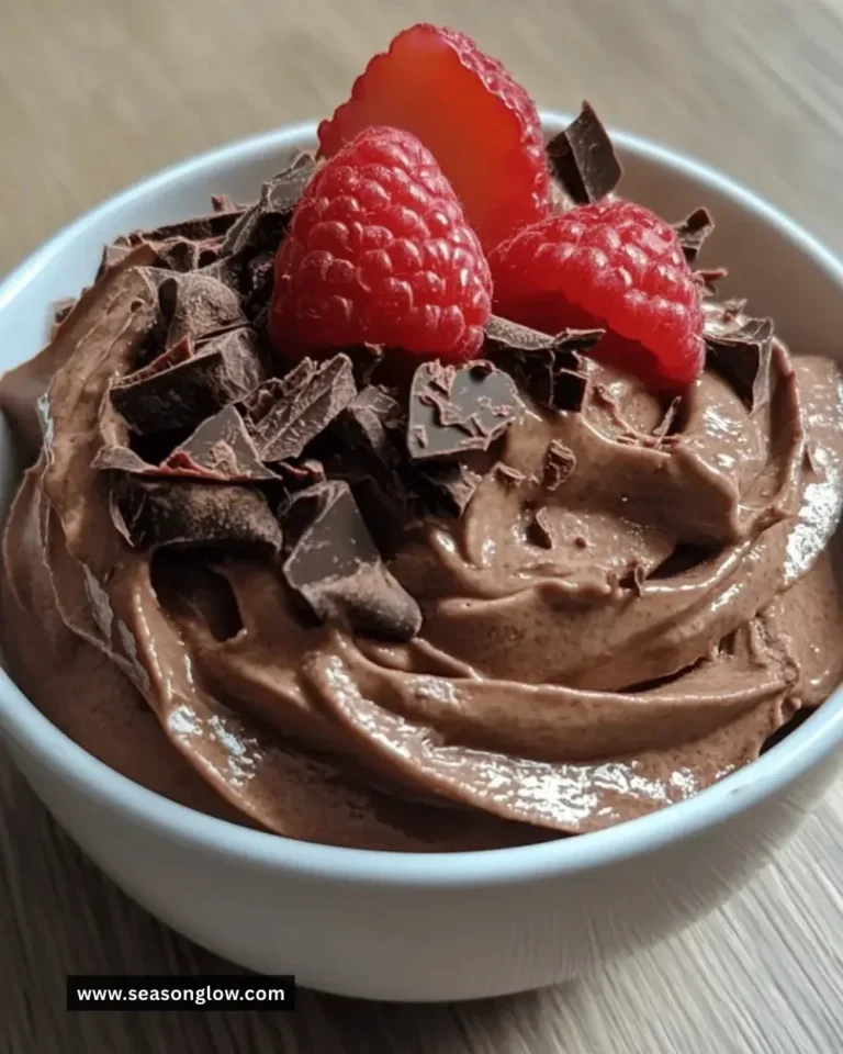 Easy chocolate mousse mix ready to serve in dessert bowls