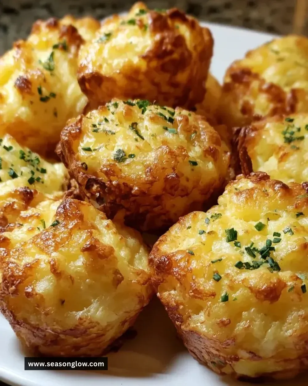Delicious leftover mashed potato cheese puffs ready to be enjoyed.