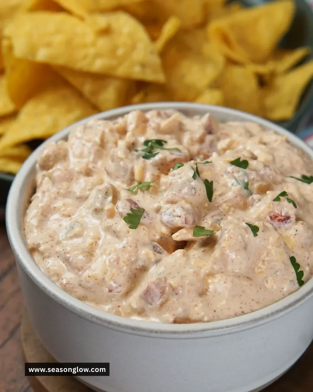 TikTok viral Boat Dip recipe served in a stylish bowl.