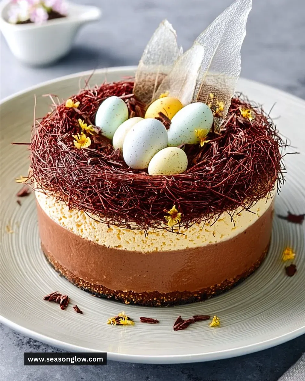 Easter Chocolate Mousse Cake