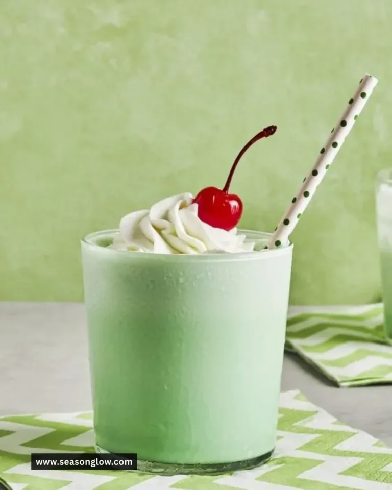 Homemade Shamrock Shake inspired by McDonald's recipe