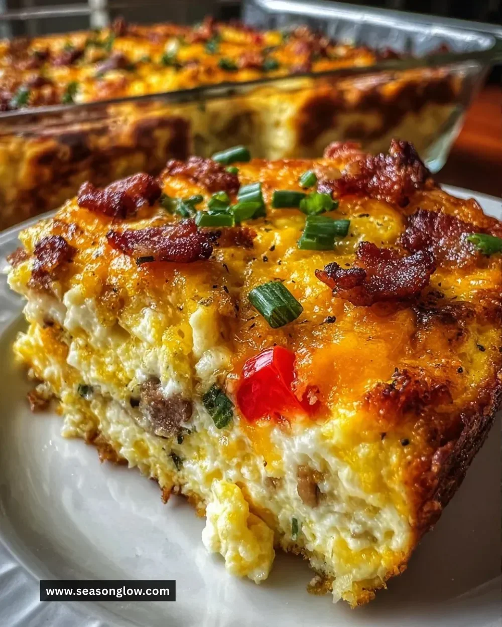 Delicious Crack Breakfast Casserole fresh out of the oven, perfect for breakfast.