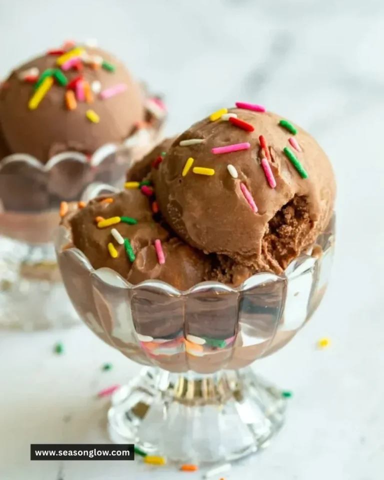 Delicious homemade Ninja Creami chocolate ice cream served in a bowl