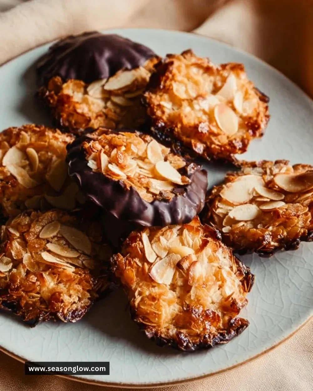 Quick Florentines recipe with nuts and chocolate