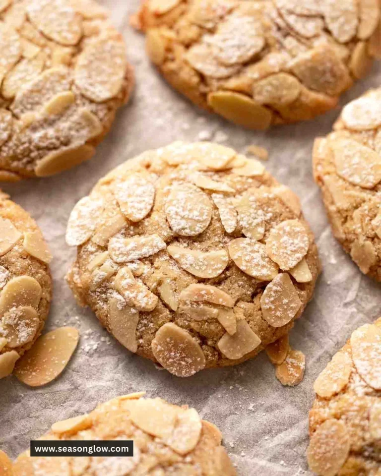 Delicious homemade almond cookies showcasing their nutty goodness on a plate.