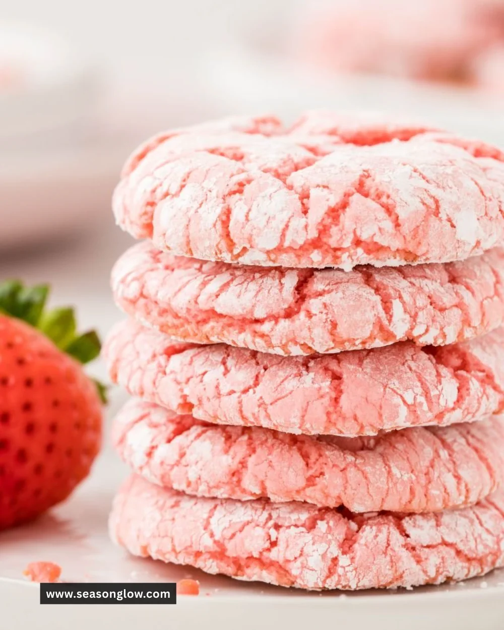 Delicious assortment of homemade cake mix cookies on a platter