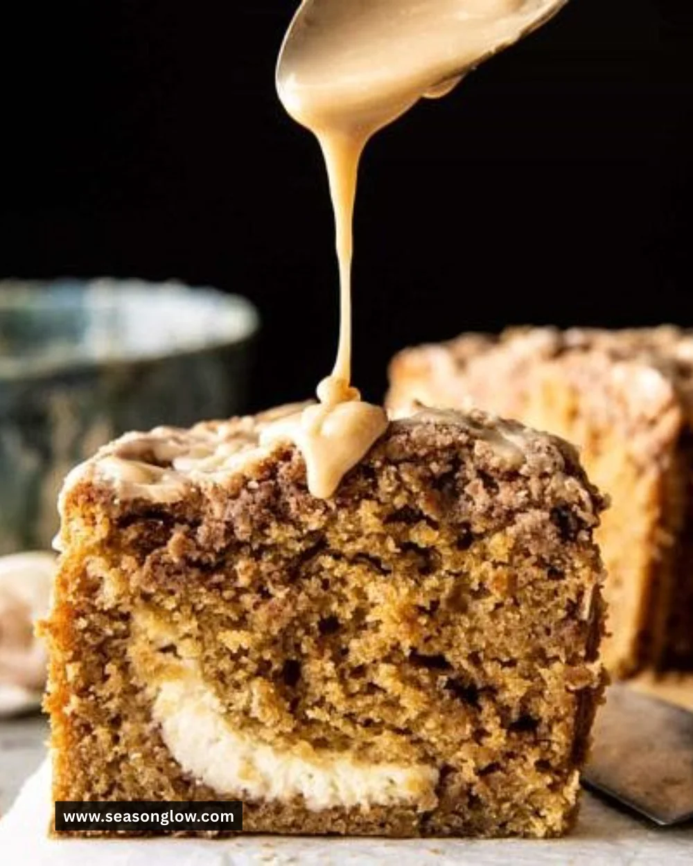 Delicious Cinnamon Streusel Coffee Cake with crumbly topping and warm spices