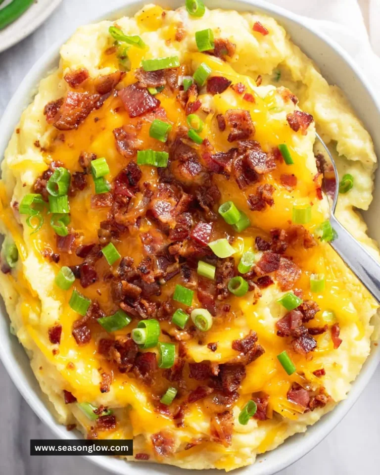 Delicious homemade mashed potatoes served in a bowl