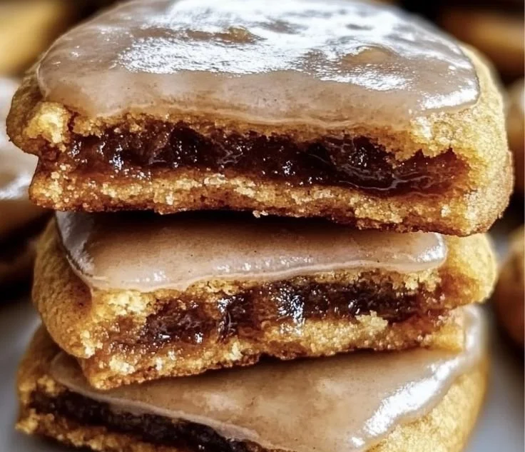 Delicious Brown Sugar Pop Tart Cookies on a plate, ready to enjoy.
