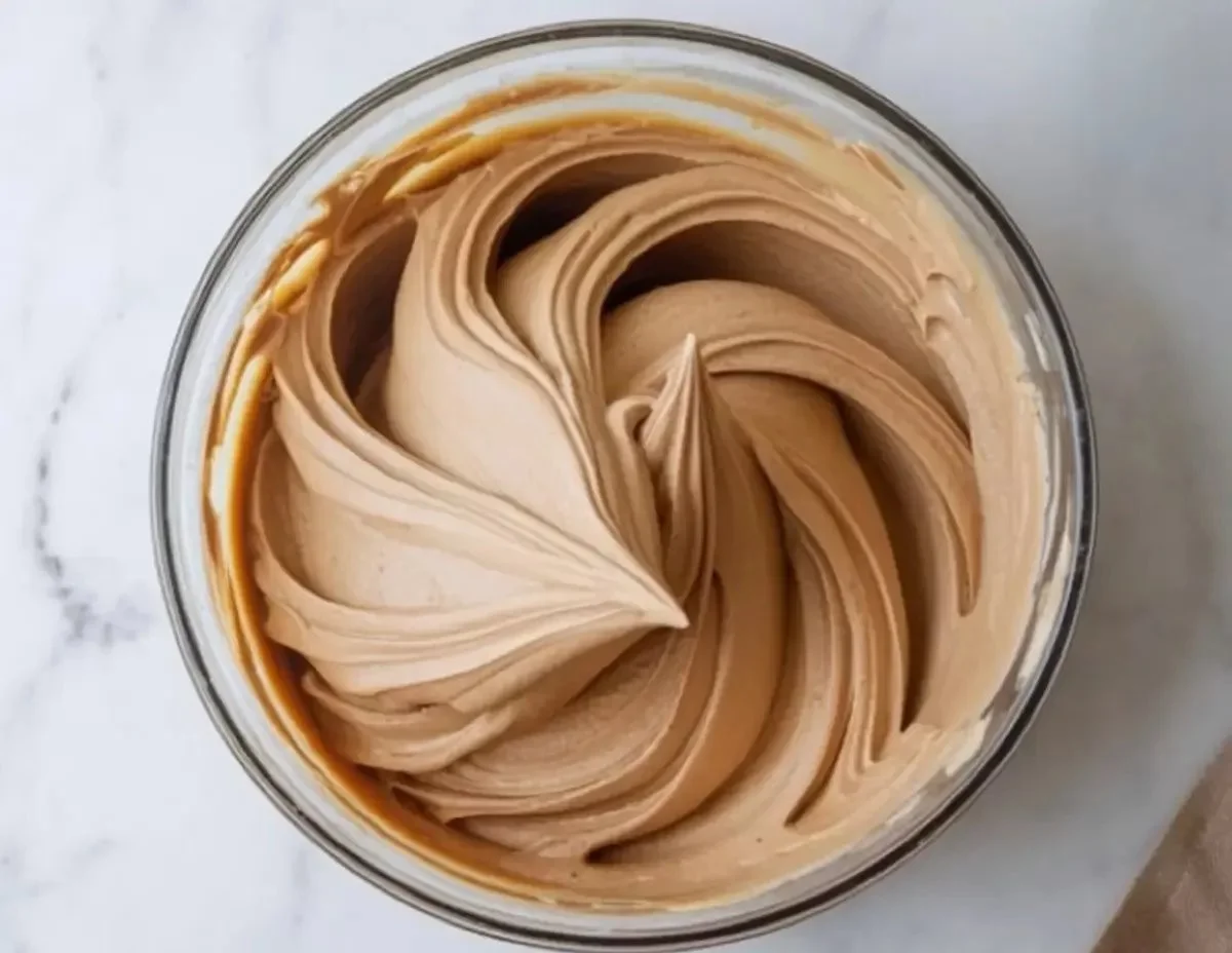 Slices of Kahlua buttercream cake with rich coffee-flavored filling