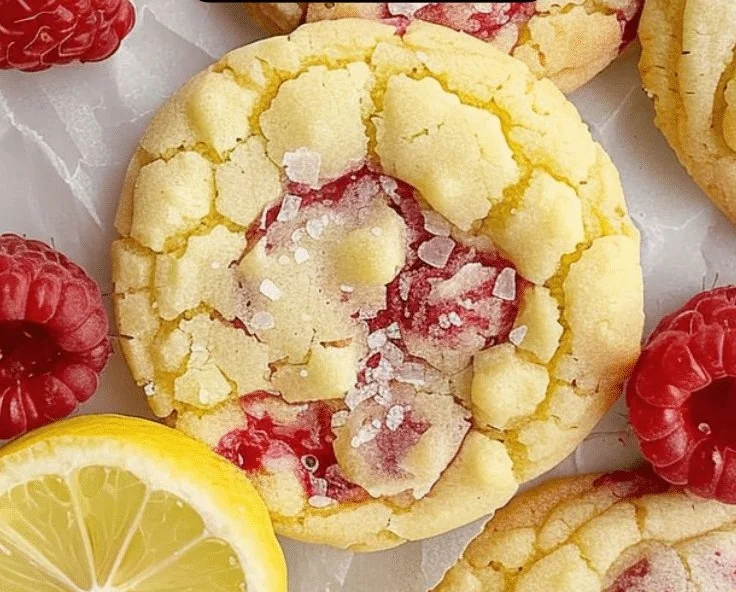 Lemon Raspberry Cookies