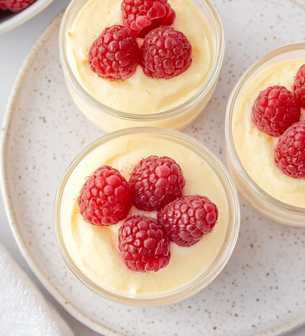 No-Bake Greek Yogurt Jello Cheesecake topped with colorful fruit and a graham cracker crust.