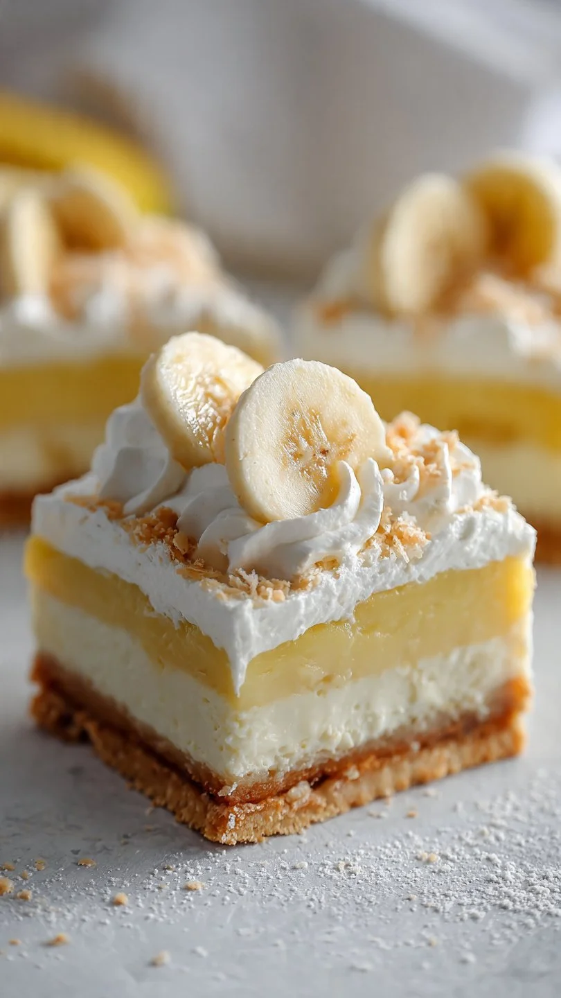 Banana Pudding Cheesecake Bars