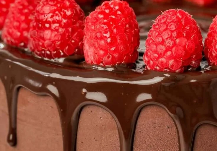 Chocolate Raspberry Layer Cake