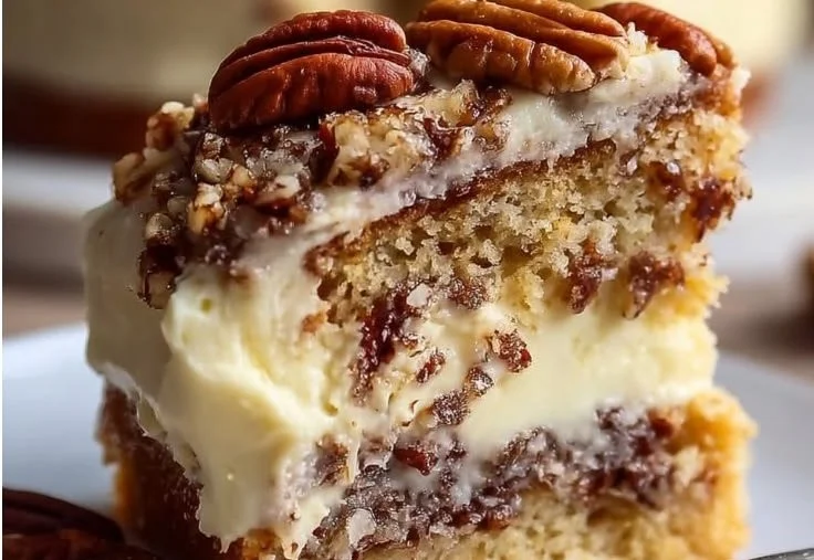 Gooey Butter Pecan Cake