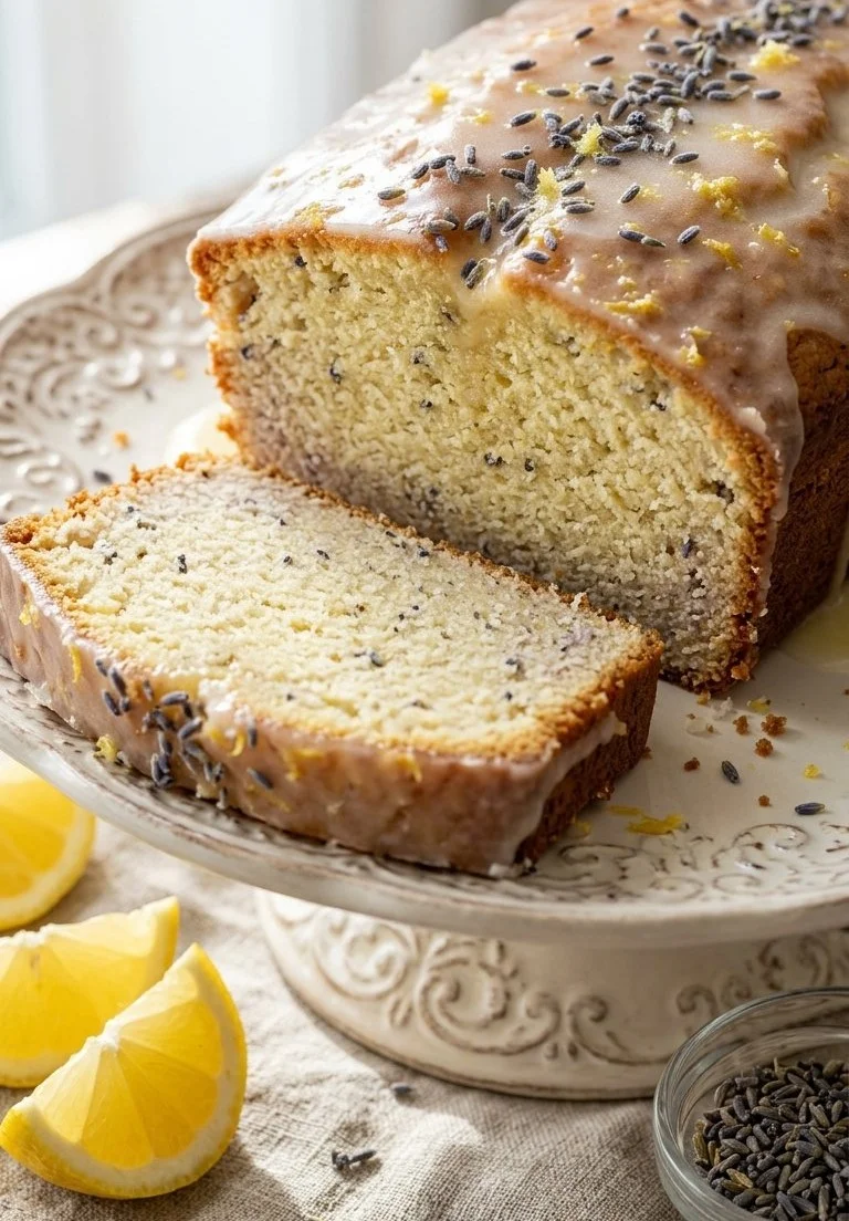 Lemon Lavender Pound Cake