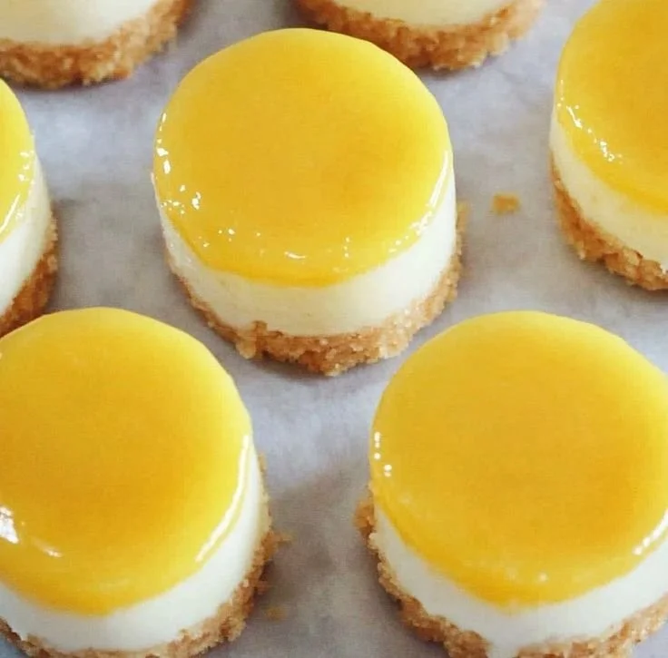 Mini Mango Cheesecakes