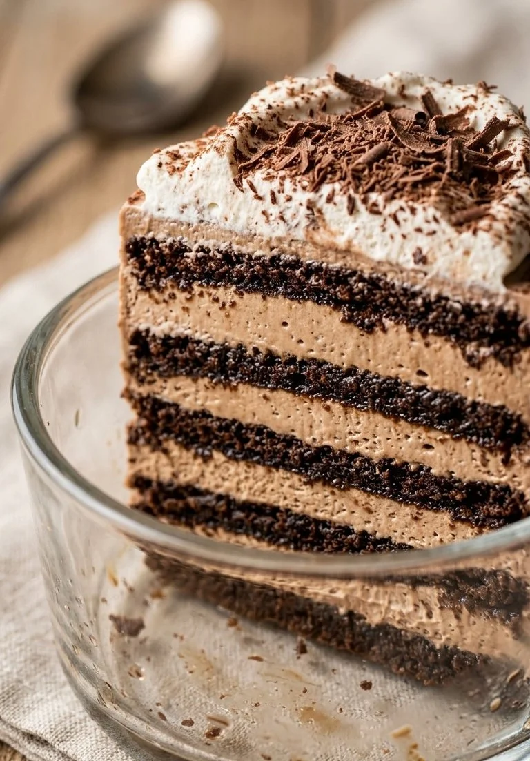 Mocha Chocolate Icebox Cake