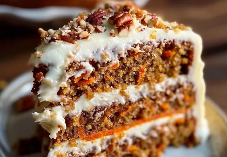Moist Homemade Carrot Cake