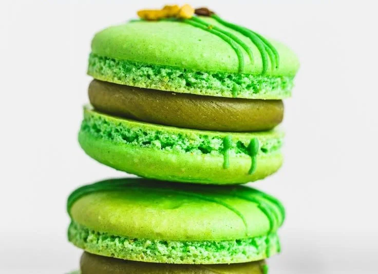 Pistachio Macarons