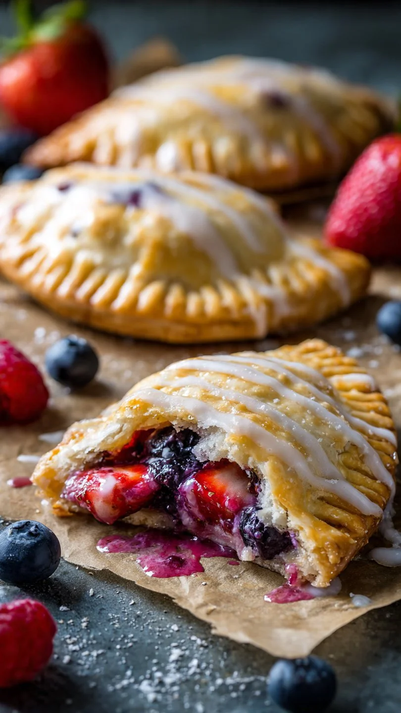 Triple Berry Hand Pies