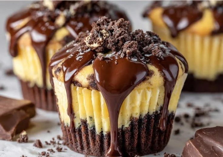 Boston Cream Cupcakes