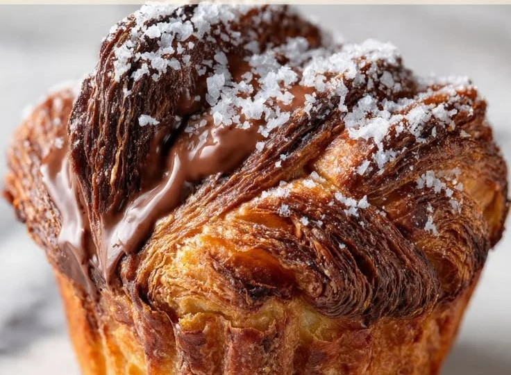 Croissant-Style Muffins with Chocolate