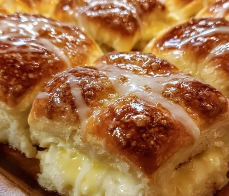 King's Hawaiian Cheesecake Danish with creamy filling and flaky pastry