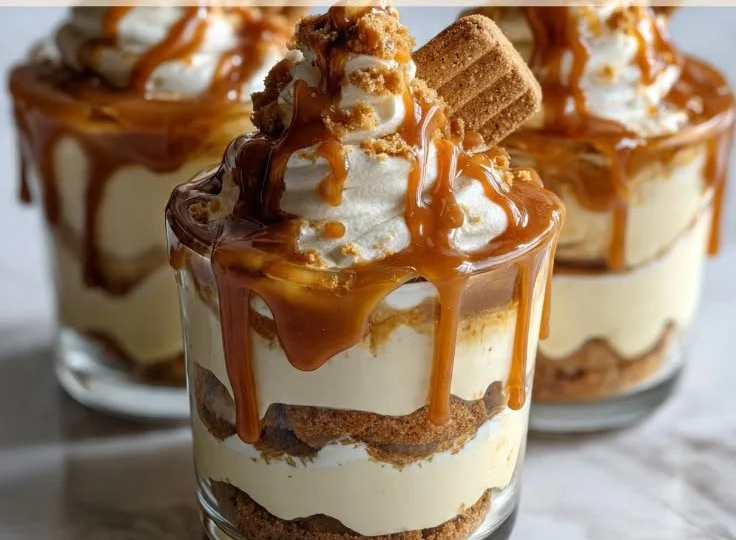 No-Bake Biscoff Cream Dessert