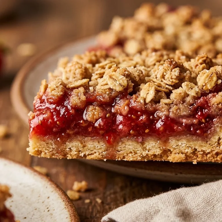 Delicious strawberry pie bars with fresh strawberries and crust
