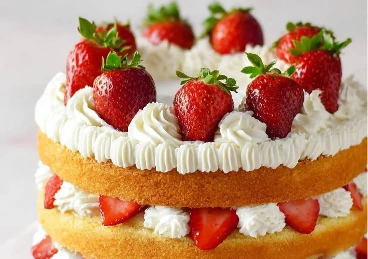 Strawberry Shortcake Cake