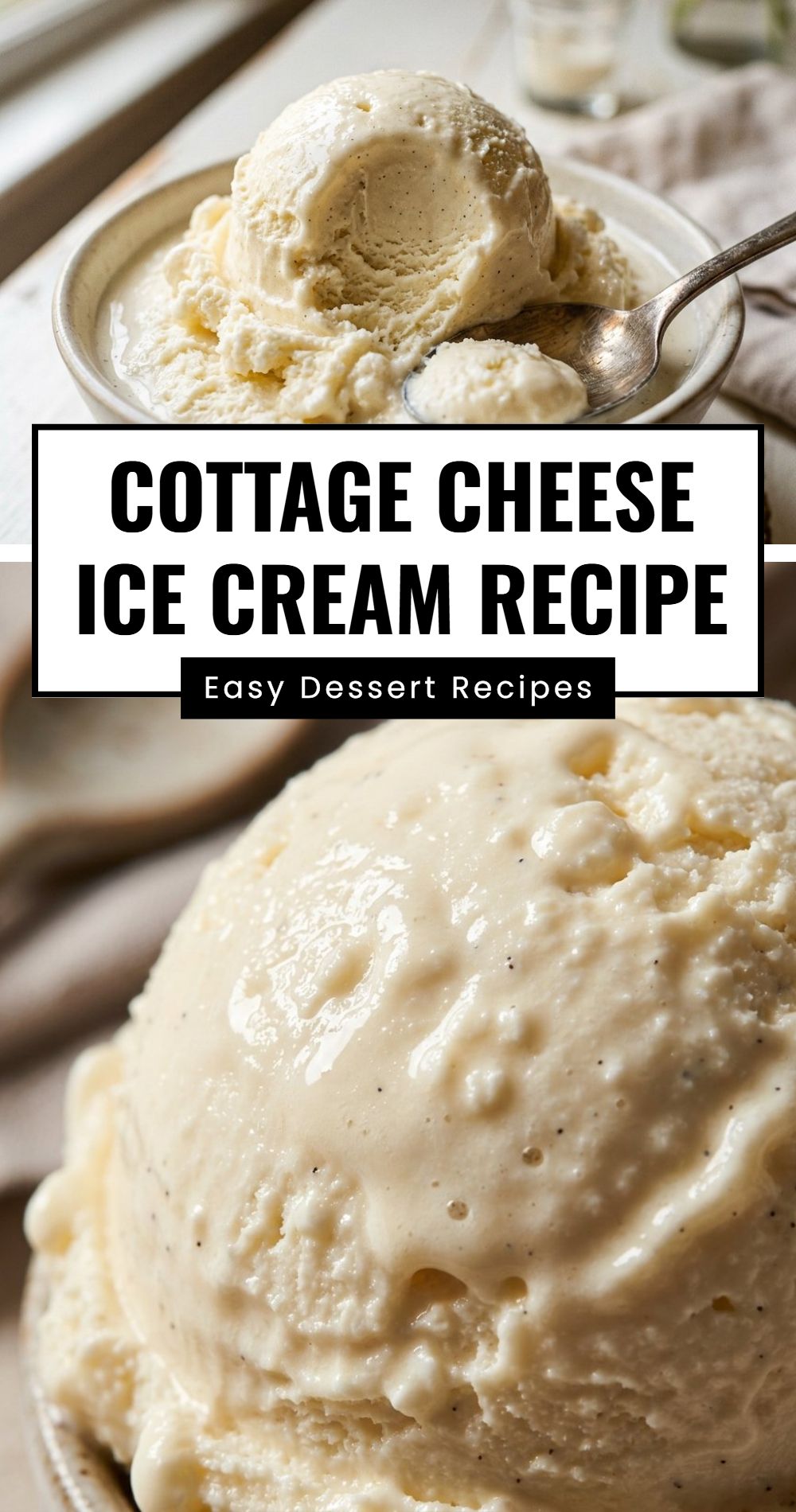 Cottage Cheese Ice Cream Recipe