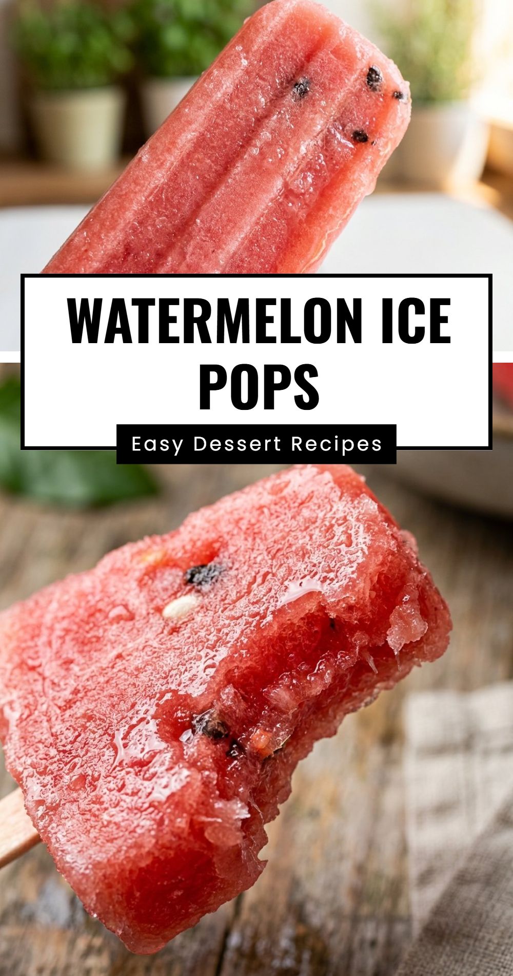Watermelon Ice Pops