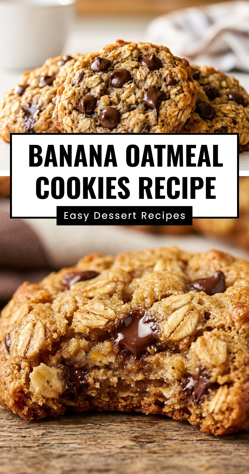 Banana Oatmeal Cookies Recipe