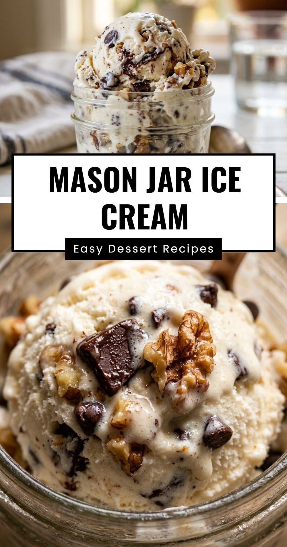 Mason Jar Ice Cream