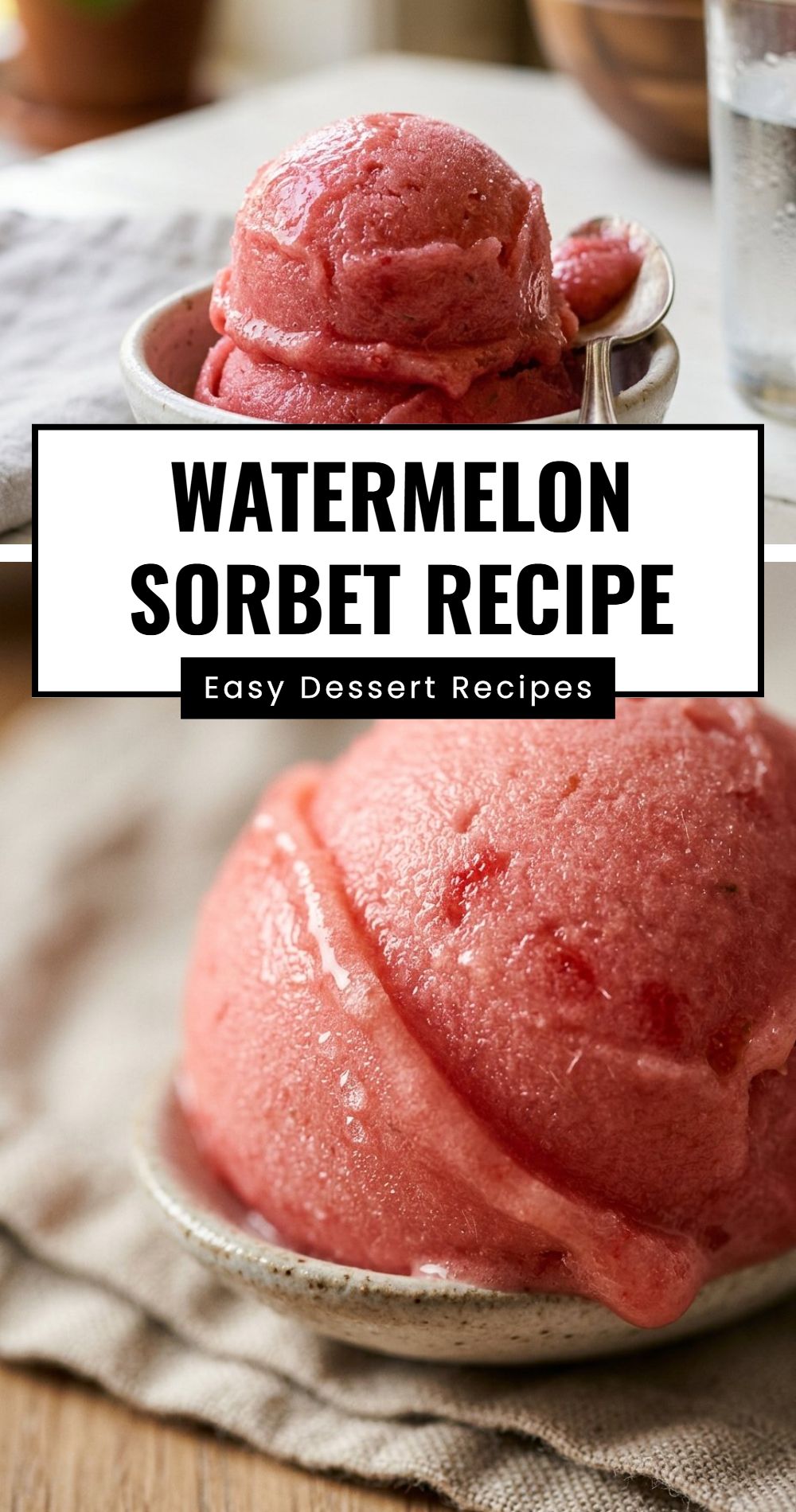 Watermelon Sorbet Recipe
