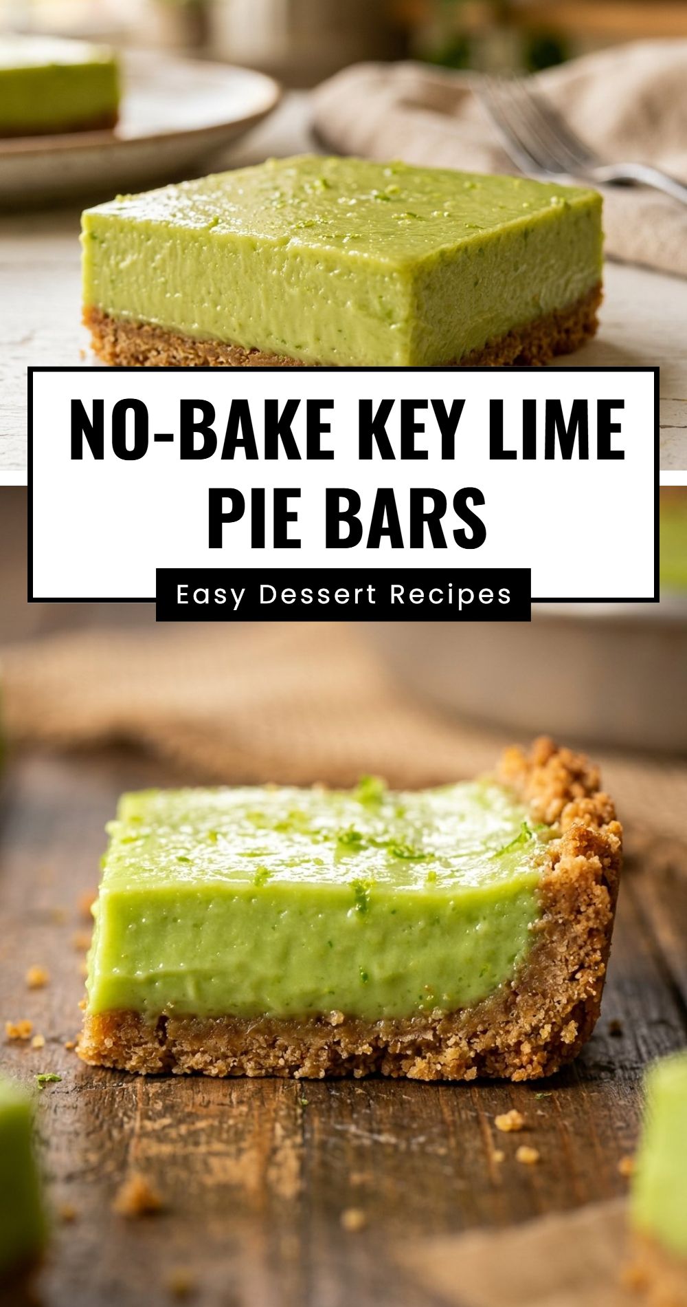 No Bake Key Lime Pie Bars