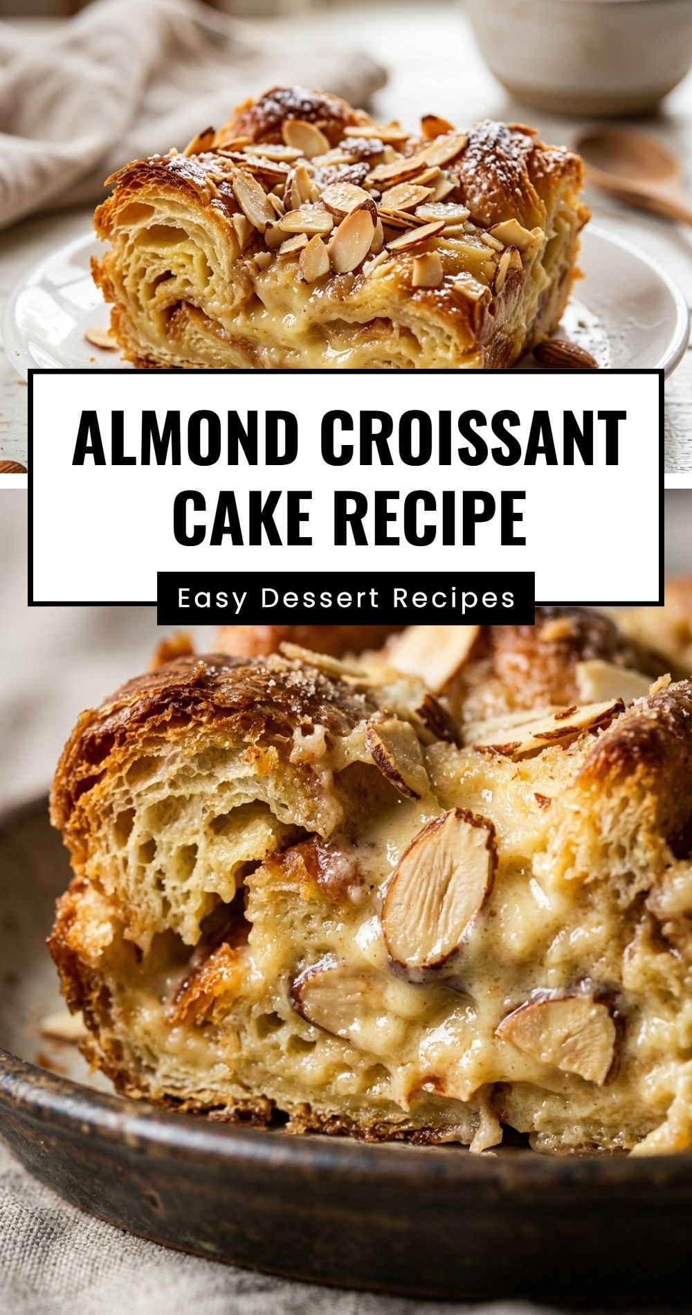 Almond Croissant Cake Recipe