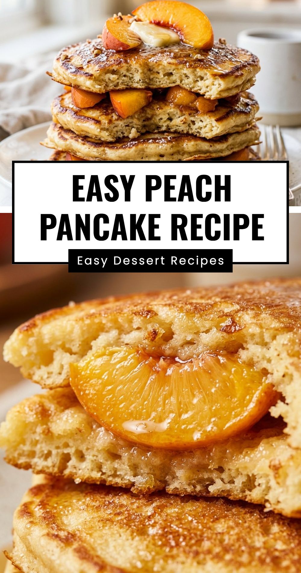 Easy Peach Pancake Recipe
