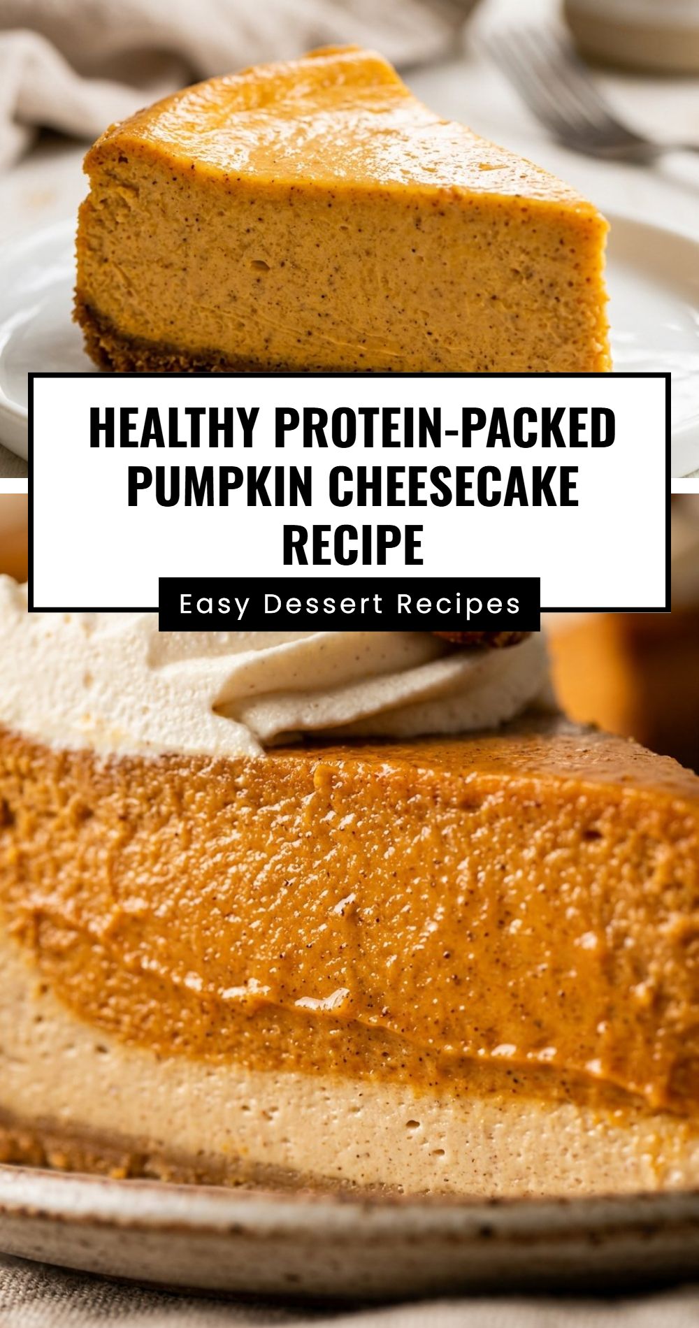 Healthy Protein Packed Pumpkin Cheesecake Recipe