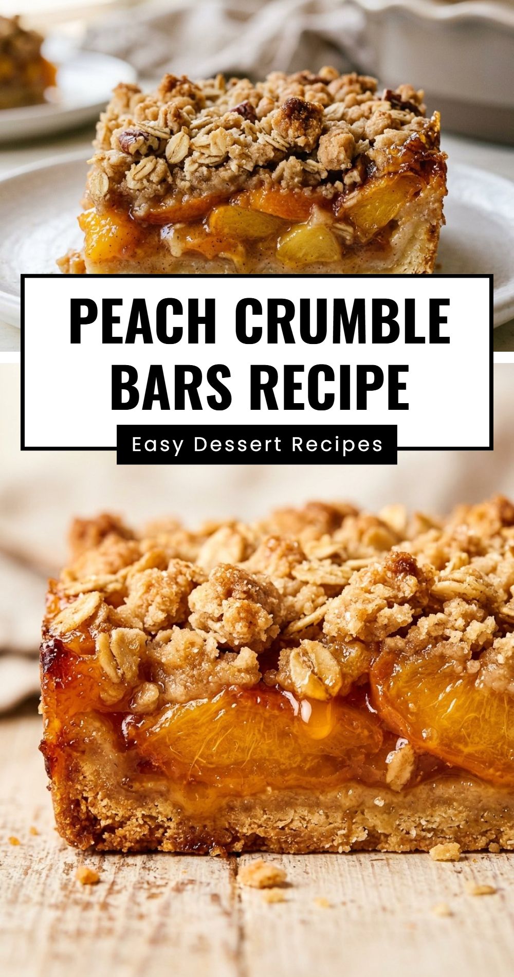 Peach Crumble Bars Recipe 2