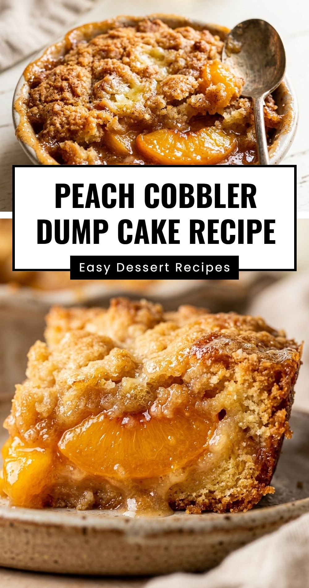 Peach Cobbler Dump Cake Recipe 2