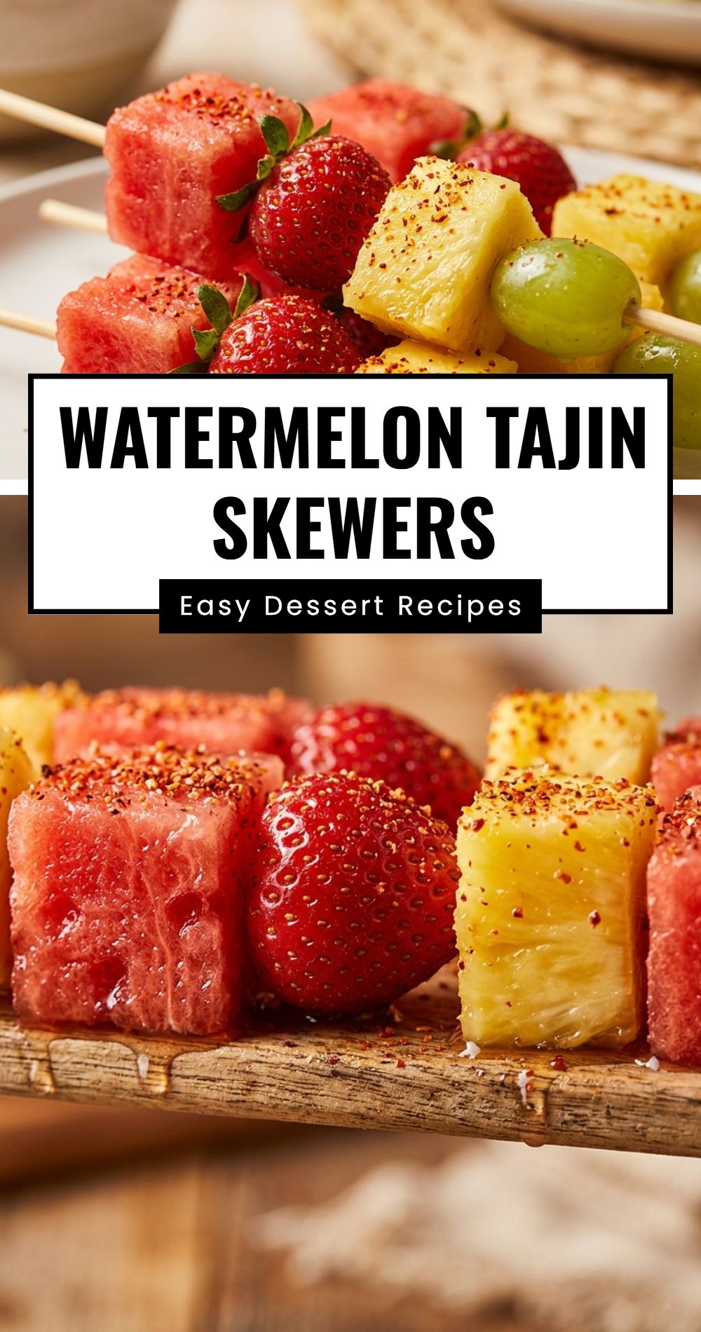 Watermelon Tajin Skewers