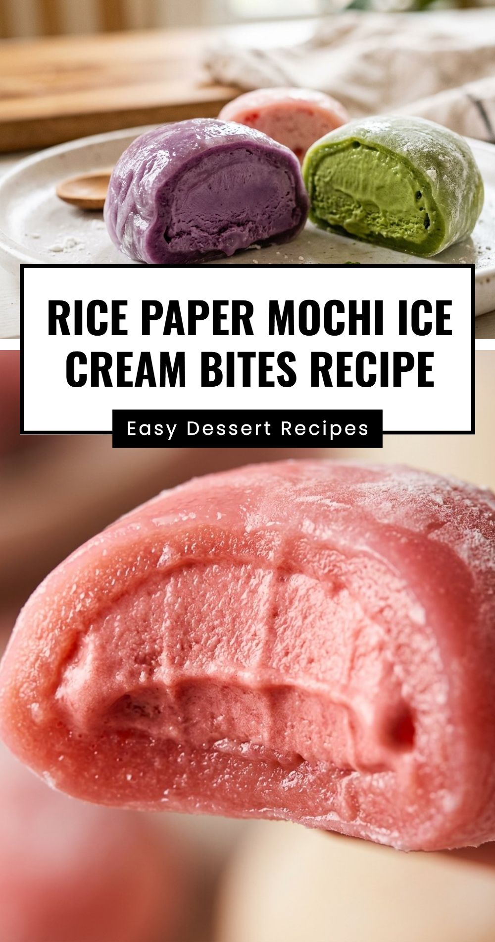Rice Paper Mochi Ice Cream Bites Recipe